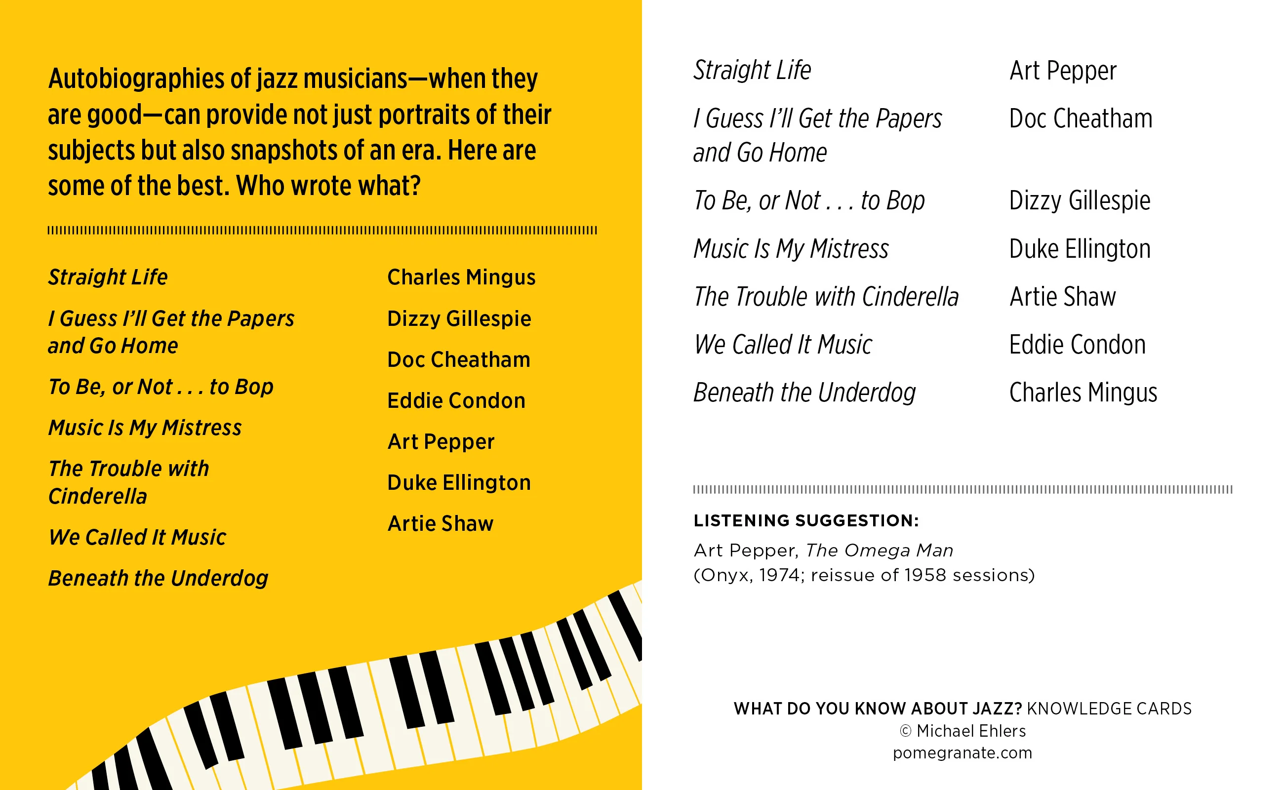 What Do You Know about Jazz? Knowledge Cards - Image 5